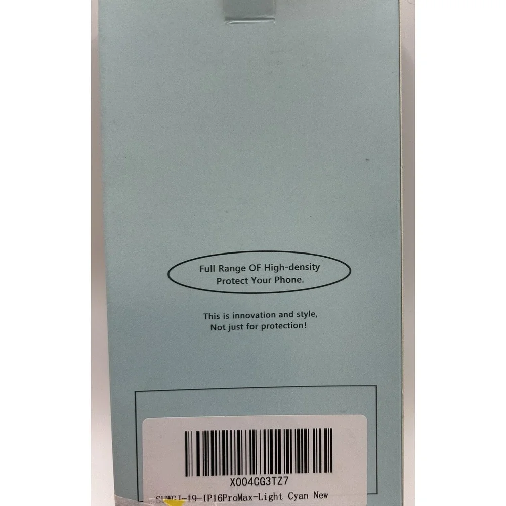 SUW Compatible with iPhone 16 Pro Max Case, Light Blue [2 Screen Protectors]